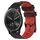 Per Garmin Vivomove Sport 20mm Cinturino per orologio in silicone bicolore con motivo a calcio (nero + rosso) Per Garmin Vivomove Sport 20mm Cinturino per orologio in silicone bicolore con motivo a calcio (nero + rosso)