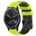 Per Garmin Vivomove Sport 20mm Modello di calcio Cinturino in silicone bicolore (verde lime + nero) Per Garmin Vivomove Sport 20mm Modello di calcio Cinturino in silicone bicolore (verde lime + nero)