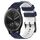 Per Garmin Vivomove Sport 20mm Cinturino per orologio in silicone bicolore con motivo a calcio (blu notte + bianco) Per Garmin Vivomove Sport 20mm Cinturino per orologio in silicone bicolore con motivo a calcio (blu notte + bianco)