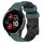 Per Garmin Venu 2 Plus 20mm Football Pattern Cinturino in silicone bicolore (verde oliva + nero) Per Garmin Venu 2 Plus 20mm Football Pattern Cinturino in silicone bicolore (verde oliva + nero)