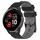 Per Garmin Venu 2 Plus 20mm Cinturino per orologio in silicone bicolore con motivo a calcio (nero + grigio) Per Garmin Venu 2 Plus 20mm Cinturino per orologio in silicone bicolore con motivo a calcio (nero + grigio)