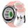 Per Garmin Approach S40 Cinturino per orologio in silicone bicolore da 20 mm con motivo a calcio (rosa + bianco) Per Garmin Approach S40 Cinturino per orologio in silicone bicolore da 20 mm con motivo a calcio (rosa + bianco)