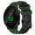 Per Garmin Forerunner 158 20mm Cinturino per orologio in silicone bicolore con motivo a calcio (verde militare + nero) Per Garmin Forerunner 158 20mm Cinturino per orologio in silicone bicolore con motivo a calcio (verde militare + nero)