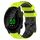 Per Garmin Forerunner 158 20mm Cinturino per orologio in silicone bicolore con motivo a calcio (verde lime + nero) Per Garmin Forerunner 158 20mm Cinturino per orologio in silicone bicolore con motivo a calcio (verde lime + nero)