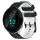 Per Garmin Forerunner 55 20mm Cinturino per orologio in silicone bicolore con motivo a calcio (nero + bianco) Per Garmin Forerunner 55 20mm Cinturino per orologio in silicone bicolore con motivo a calcio (nero + bianco)
