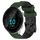 Per Garmin Forerunner 55 20mm Cinturino per orologio in silicone bicolore con motivo a calcio (verde militare + nero) Per Garmin Forerunner 55 20mm Cinturino per orologio in silicone bicolore con motivo a calcio (verde militare + nero)