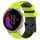 Per Garmin Venu 20mm Cinturino per orologio in silicone bicolore con motivo a calcio (verde lime + nero) Per Garmin Venu 20mm Cinturino per orologio in silicone bicolore con motivo a calcio (verde lime + nero)
