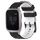 Per Garmin Venu SQ 20mm Cinturino per orologio in silicone bicolore con motivo a calcio (nero + bianco) Per Garmin Venu SQ 20mm Cinturino per orologio in silicone bicolore con motivo a calcio (nero + bianco)