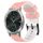 Per Garminmove Luxe 20mm Cinturino per orologio in silicone bicolore con motivo a calcio (rosa + bianco) Per Garminmove Luxe 20mm Cinturino per orologio in silicone bicolore con motivo a calcio (rosa + bianco)