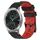 Per Garminmove Luxe 20mm Cinturino per orologio in silicone bicolore con motivo a calcio (nero + rosso) Per Garminmove Luxe 20mm Cinturino per orologio in silicone bicolore con motivo a calcio (nero + rosso)