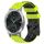 Per Garminmove Luxe 20mm Cinturino per orologio in silicone bicolore con motivo a calcio (verde lime + nero) Per Garminmove Luxe 20mm Cinturino per orologio in silicone bicolore con motivo a calcio (verde lime + nero)