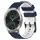 Per Garminmove Luxe 20mm Cinturino orologio in silicone bicolore modello calcio (blu notte + bianco) Per Garminmove Luxe 20mm Cinturino orologio in silicone bicolore modello calcio (blu notte + bianco)