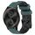 Per Garminmove Style 20mm Football Pattern Cinturino in silicone bicolore (verde oliva + nero) Per Garminmove Style 20mm Football Pattern Cinturino in silicone bicolore (verde oliva + nero)