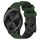 Per Garminmove Style 20mm Cinturino in silicone bicolore con motivo a calcio (verde militare + nero) Per Garminmove Style 20mm Cinturino in silicone bicolore con motivo a calcio (verde militare + nero)