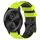 Per Garminmove Style 20mm Football Pattern Cinturino in silicone bicolore (verde lime + nero) Per Garminmove Style 20mm Football Pattern Cinturino in silicone bicolore (verde lime + nero)
