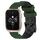 Per Garmin Forerunner Sq2 Music Cinturino per orologio in silicone bicolore da 20 mm con motivo a calcio (verde militare + nero) Per Garmin Forerunner Sq2 Music Cinturino per orologio in silicone bicolore da 20 mm con motivo a calcio (verde militare + nero)