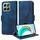 Custodia per telefono in pelle stellata con rombi in rilievo per Honor X6b (blu) Custodia per telefono in pelle stellata con rombi in rilievo per Honor X6b (blu)