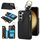 Per Samsung Galaxy S23+ 5G RFlD Custodia antifurto con cerniera a doppia fibbia e anello per carte di credito (nero) Per Samsung Galaxy S23+ 5G RFlD Custodia antifurto con cerniera a doppia fibbia e anello per carte di credito (nero)