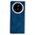 Custodia in pelle effetto pelle metallizzata per Honor Magic V3 (blu)