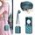 Per Samsung Galaxy Z Flip6 Custodia per telefono in pelle con cordino a forma di V (verde) Per Samsung Galaxy Z Flip6 Custodia per telefono in pelle con cordino a forma di V (verde)