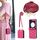 Per Samsung Galaxy Z Flip6 Custodia per telefono in pelle con cordino a forma di V (rosso rosa) Per Samsung Galaxy Z Flip6 Custodia per telefono in pelle con cordino a forma di V (rosso rosa)