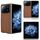 Per Xiaomi Mix Fold 4 Custodia in pelle PU per PC (marrone)