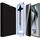 Per Samsung Galaxy S24 Ultra 5G LK Pellicola in vetro temperato per la privacy di facile installazione (nero)