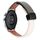 Cinturino in microfibra in pelle con fibbia magnetica sottile da 22 mm per Huawei Watch 3 Pro (rosa Sakura)