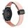 Cinturino in microfibra in pelle con fibbia magnetica sottile da 22 mm per Huawei Watch 3 (nero-albicocca) Cinturino in microfibra in pelle con fibbia magnetica sottile da 22 mm per Huawei Watch 3 (nero-albicocca)