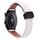 Per Xiaomi Watch S1 22mm Slim Magnetic Buckle Microfiber Leather Watch Band (Rosa + Albicocca)