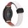Per Xiaomi Watch Color 2 22mm Slim Magnetic Buckle Microfiber Leather Watch Band (Rosa + Albicocca)