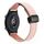 Per Honor Watch GS 4 22mm Slim Magnetic Buckle Microfibra Cinturino in Pelle (Nero+Albicocca)