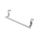 Portasciugamani sopraporta in acciaio inox No-Punch, porta stracci appeso alla porta dell'armadio, lunghezza: 23,5 cm, argento Portasciugamani sopraporta in acciaio inox No-Punch, porta stracci appeso alla porta dell'armadio, lunghezza: 23,5 cm, argento