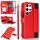 Per Samsung Galaxy S22 Ultra 5G Custodia da polso con cerniera RFID in pelle per telefono (rosso) Per Samsung Galaxy S22 Ultra 5G Custodia da polso con cerniera RFID in pelle per telefono (rosso)