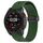 Per Garmin Fenix 7 cinturino in silicone con fibbia pieghevole magnetica nera bicolore (verde militare nero) Per Garmin Fenix 7 cinturino in silicone con fibbia pieghevole magnetica nera bicolore (verde militare nero)