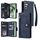 Per Samsung Galaxy S24 FE 5G Rivet Buckle 9 carte 3-Fold Wallet Custodia in pelle per telefono (blu) Per Samsung Galaxy S24 FE 5G Rivet Buckle 9 carte 3-Fold Wallet Custodia in pelle per telefono (blu)