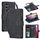 Per Samsung Galaxy S24 FE 5G Custodia per telefono in pelle con cerniera a tracolla multifunzionale (nera) Per Samsung Galaxy S24 FE 5G Custodia per telefono in pelle con cerniera a tracolla multifunzionale (nera)