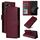 Per Samsung Galaxy Z Fold6 5G Custodia in pelle con flip orizzontale multifunzionale con tre slot per carte (rosso vino) Per Samsung Galaxy Z Fold6 5G Custodia in pelle con flip orizzontale multifunzionale con tre slot per carte (rosso vino)