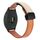 Per Garmin Forerunner 265 22mm Slim Magnetic Buckle Microfiber Leather Watch Band (Aimaorange+Crema Albicocca) Per Garmin Forerunner 265 22mm Slim Magnetic Buckle Microfiber Leather Watch Band (Aimaorange+Crema Albicocca)