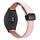 Per Garmin Forerunner 265 22mm Slim Magnetic Buckle Microfiber Leather Watch Band (Rosa+Albicocca) Per Garmin Forerunner 265 22mm Slim Magnetic Buckle Microfiber Leather Watch Band (Rosa+Albicocca)