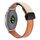 Per Garmin Forerunner 255 22mm Slim Magnetic Buckle Microfiber Leather Watch Band (Aimaorange+Crema Apricot) Per Garmin Forerunner 255 22mm Slim Magnetic Buckle Microfiber Leather Watch Band (Aimaorange+Crema Apricot)