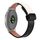 Per Garmin Forerunner 255 22mm Slim Magnetic Buckle Microfiber Leather Watch Band (Nero+Albicocca)
