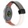 Per Garmin Forerunner 255 22mm Slim Magnetic Buckle Microfiber Leather Watch Band (Albicocca+Verde Avocado) Per Garmin Forerunner 255 22mm Slim Magnetic Buckle Microfiber Leather Watch Band (Albicocca+Verde Avocado)