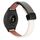 Per Garmin Venu 2 22mm Slim Magnetic Buckle Microfiber Leather Watch Band (Albicocca + Verde Avocado)