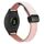 Per Garmin Venu 2 22mm Slim Magnetic Buckle Microfiber Leather Watch Band (Rosa+Albicocca) Per Garmin Venu 2 22mm Slim Magnetic Buckle Microfiber Leather Watch Band (Rosa+Albicocca)