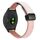Per Garmin Vivoactive 4 22mm Slim Magnetic Buckle Microfiber Leather Watch Band (Rosa+Albicocca) Per Garmin Vivoactive 4 22mm Slim Magnetic Buckle Microfiber Leather Watch Band (Rosa+Albicocca)