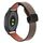 Per Garmin Vivomove Style Slim Magnetic Buckle 20mm Cinturino in microfibra in pelle (Caramello Macchiato)