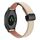 Per Garmin Vivomove HR Sport Slim Fibbia Magnetica 20mm Cinturino in Microfibra in Pelle (Albicocca Crema)