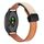 Per Garmin Venu Slim Cinturino in pelle microfibra con fibbia magnetica da 20 mm (arancione + albicocca crema) Per Garmin Venu Slim Cinturino in pelle microfibra con fibbia magnetica da 20 mm (arancione + albicocca crema)