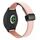 Per Garmin Venu 3S 18mm Slim Magnetic Buckle Microfiber Leather Watch Band (Sakura Pink)